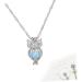 FOYTOKI Necklaces Owl Head Pendant Hollow Pendant Owl Necklace Jewelry Accessories Multicolor - Buy Online on GoSupps.com
