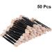 HAPINARY 50 Pcs Cosmetic Eyeshadow Eyeshadow Eyeliner Brushes Dual Sided Eyeshadow Brush Size 1 Black - Buy Online on GoSupps.com