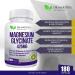 180ct 425mg Magnesium Glycinate Capsules - Stress Relief, Sleep Aid, Muscle Cramp Support & Heart Health - Buy Online on GoSupps.com