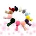 Lurrose 12pcs Pom Pom Ball Hair Clips | Cute Alligator Hairpins | Fur Ball Christmas Hair Clips - Perfect for Kids & Teens - Buy Online on GoSupps.com