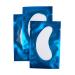 Florica 50 pair of eye pads eyelash extension lint -free eyes gel extensions patch hydrogel lint free eye mask eye flap eye gel patch (blue)
