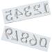 HOMSFOU 1 Set Non Stick Nonstick Home Baking Cake Mould Cake Molds Silicone Mold De para Gelatinas Silicone Baking Mold Numbers Baking Molds Chocolate Fondant Cake White - Buy Online on GoSupps.com