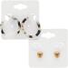 200-Pack White Hanging Earring Cards - 2x2 in Jewelry Holders for Display & Storage - Buy Online on GoSupps.com