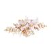 Ipetboom Hair Accessories for Women Rhinestone Headpiece Bridal Headpiece Crystal Headpiece Prom Headpiece Crystal Metal Comb Wedding Tiara Bridal Hair Accessories Manual Women's Flowers