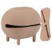 1 set powder puff holder cosmetology kit Silica gel make up beauty tools travel toiletries containers powder puff Makeup Tools foundation make up sponge drying rack 7.5x5cm Khaki