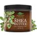 African Shea Butter - 100% Raw  Organic  Unrefined Ingredients - Body Moisturizer Lotion Bar to Hydrate  Nourish  Soften Skin & Hair - Ivory Body Butter for Women & Men - All Skin Types - 8oz 8 Ounce (Pack of 1)