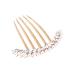 FRCOLOR Hair Pin Hair Accessories for Women Jewel Hair Comb Flower Decoration Hair Comb for Prom Hair Accessories for Women Pearl Hair Comb Hair Comb with Rhinestone Hair Fork Bride