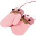 Ipenny Toddler Magic Stretch Mittens | Thick Plush Lined Winter Gloves for Baby Boys & Girls | Warm Full Finger Knitted Gloves for Cold Weather | Size 12x7cm | 0-3 Years | Style B Pink - Buy Online on GoSupps.com