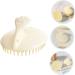 Healeeved 4-Piece Shampoo Massage Comb Set | Scalp Massager & Scrubber for Teenage Girls | Hair & Body Care | 9.60x8.20cm - Buy Online on GoSupps.com
