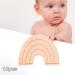 Amagogo 10x Beech Wood Baby Chew Toys | Wooden Teething Rainbow Shapes for Infants - Buy Online on GoSupps.com
