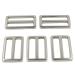 DGOL 10pcs 1-1/2 inch Slider Webbing Strap Tri Glide Buckles Zinc Alloy Tri-Glide Slide Buttons Fasteners (Silver)