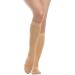 Varicose vein stockings Medical open closed toes calf compression socks non -slip and not easy to deform for unisex edema swelling of the pain beige open toe l close toe s