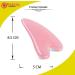Natural Pink Rose Quartz Gua Sha Board for Spa & Acupuncture Therapy | Face Lift Reduce Puffiness & Tighten Skin - Buy Online on GoSupps.com