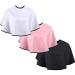 3 Pieces Makeup Capes for Clients Makeup Bibs Comb-out Beard Aprons Hair Dye Aprons Styling Shampoo Capes Hair Salon Shorty Cape Barber Short Smock for Hair Beauty Makeup Artist Accessories, 3 Colors