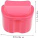 Healeeved 4-Piece Prosthesis Travel Case with Filter Layer Ideal for Women & Prostheses | Durable Soft Mug Included - Buy Online on GoSupps.com