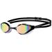 arena Python Racing Swim Goggles for Men and Women, UV Protection, Anti-Fog, Dual Strap, Mirror/Non-Mirror Lens Mirror Lens Copper/White