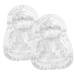 Operitacx 2pcs Vegetable Shaping Vegetables Ginseng Fruit Molds Garden Supply Watermelon Computer Transparent 10x7cm