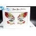 Halloween Face Jewels Stick On Body Stickers - Festive Temporary Tattoo for Christmas Party & Mermaid Outfit - SV04 - Buy Online on GoSupps.com