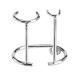Folpus Long-Lasting Silver Ferrol Government Holders & Storage Stands - Modern Bathroom Accessories for Men - Buy Online on GoSupps.com