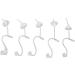 Earpiece Hearing Aid Tubing Hose - 5pcs Sound Amplifier Replacement Tube for Left Ear - Transparent L - Buy Online on GoSupps.com