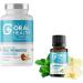 Advanced Oral Probiotics for Mouth with BLIS K12 M18 (Strawberry Vanilla) & OraRestore Tooth & Gum Oil Bad Breath Treatment for Adults Halitosis 2-in-1 Bundle