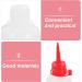 OSALADI Lot de 10 bouteilles en plastique transparent - Bouteilles applicatrices pointe troite - Pour l'application de colle - Bouteilles de colle pointe aiguille - Rouge - Buy Online on GoSupps.com