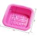 1pc Handmade Soap Mold Handmade Soap Mold Multi Usage Words Soap Mold Reusable Square Silicone Mould for Kitchen Pink - Buy Online on GoSupps.com