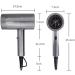 Professional Hair Dryer 1800W Salon Hairdryer Hair Dryer Ionic Travel hairdryer 3 Heat Setting Low Noise DC Motor Concentrator Overheating Protection for Salon and Home Use Gray Small Gift - Buy Online on GoSupps.com