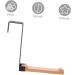 KOMBIUDA Door Hook Multi-Function Clothes Hook Over Door Towel Hook Towel Hangers Wall Coat Hanger Black Iron 17.5X16CM Black - Buy Online on GoSupps.com