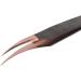 Premium Rose Gold Stainless Steel Eyelash Extension Tweezers - Safe Precise & Curved for Women's Salon Use - Buy Online on GoSupps.com