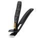 SG Nekoo Angled Head Toenail Clippers for Seniors Thick Nails Wide Jaw Professional Ingrown Toe Nail Clippers with Safety Lock Sharp Large Ergonomic Nail Cutter with Catcher for Men Women Black1P