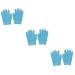 Healeved 3 Pairs Moisturizing Gel Gloves Cotton Moisturizing Gloves Hydrating Gloves Spa Gloves Womens Glives Dry Cracked Hands Gloves Cotton Gloves for Care Miss Sock Cotton
