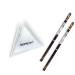 MOPRETTY Diamond Crystal Pick up Tool Self Adhesive Rhinestones Picker Long Pencil Nail Art Gem Wax Pen Yellow 2pcs + 3 Triangular plates