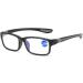 Buy IYNWBJTS Two-Tone Reading Glasses - Lightweight Anti-Blue Light Frame for Men & Women (Black & Red Size 4.00) | International Shipping Available - Buy Online on GoSupps.com
