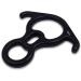 NAXEN 50kN Figure 8 Descender with Bent Ear Belay Device Black - Buy Online on GoSupps.com