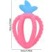 IHEHUA Silicone Strawberry Teether & Baby Wings | Soothe Gums Easy to Clean Toddler Toy Pink International Shipping - Buy Online on GoSupps.com