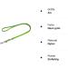 Buy Mystique Rubberized Leash 20mm with Standard Snap Hook - Neon Green 2m | Durable & Stylish Dog Leash for International Shipping - Buy Online on GoSupps.com