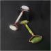 Buy Green & White Ice Jade Roller & Gua Sha Facial Tools - Relaxation Massager for Glowing Skin - Buy Online on GoSupps.com