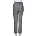 Ronony Ladies Straight Leg Summer Pants - Light Casual Trousers with Bag Hip Belt Regular Fit Comfy Beach Pants - XL Gray - Buy Online on GoSupps.com