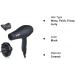 1875w Hair Dryer Lightweight and Quiet Ionic Blow Dryer with Diffuser Concentrator Professional DC Motor for Salon 2 Speed and 3 Heat Settings Dark Blue - Buy Online on GoSupps.com