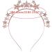 TQUXNGA Glinting Crystal Headband Hair Hoop for Pageant Prom Bridal Wedding Bridal Wedding Hair Accessories Gold - Buy Online on GoSupps.com
