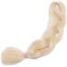 Braiding Hair Extensions Jumbo Braid Hair 24 Inch 1pc High Temperature Synthetic Fiber Hair Extension Bleach Blonde for Women - Buy Online on GoSupps.com