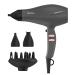 Taurus Hair Dryer Fashion 2600 Ionic 2600W 6 speed and temperature settings AC motor Ionic Care Cold air Diffuser & 2 concentrators Black