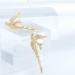 Olbye Sparrow Gold Bird Hair Pins Set for Bridal & Girls | 2 Pcs - Buy Online on GoSupps.com