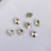 FEIlei 10x Water Droplet Nail Charms Pointed Back Nail Art Charm Heart Nail Rhinestones