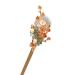 Yuri Hairpin Hair Clasp Sticks Picks Pearl Shell White Crystal Long tassels Hair Accessories For Long Hair Women Wedding Hanfu Cheongsam (orange)