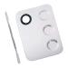 Premium Stainless Steel Nail Art Palette - Makeup Color Mixing Tool for Professionals | International Shipping Available - Buy Online on GoSupps.com