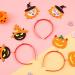 hgnxa Halloween Witch Headband Day of The Dead Nonwoven Hairband Material Kits Headpieces for All Age Festival Hair Decors Angry Pumpkin Hair - Buy Online on GoSupps.com