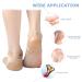 Moisturizing Gel Heel Socks - 2 Pairs Toeless Spa Socks for Cracked Heel Treatment & Dry Feet Care for Men & Women - Buy Online on GoSupps.com