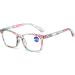 VEVESMUNDO Anti-Blue Light Ladies Reading Glasses | Modern Floral Design | Prescription Light Purple 2.0x Visual Aid - Buy Online on GoSupps.com